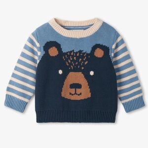 Hatley Cheerful Bear Baby Sweater - Size 3-6 M